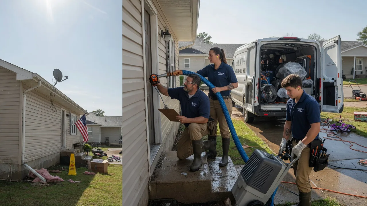Ceiling Water Damage Restoration in Brooks, MN near me